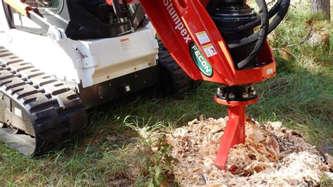 tree stump attachments for skid steer|stumpex skid steer grinder.